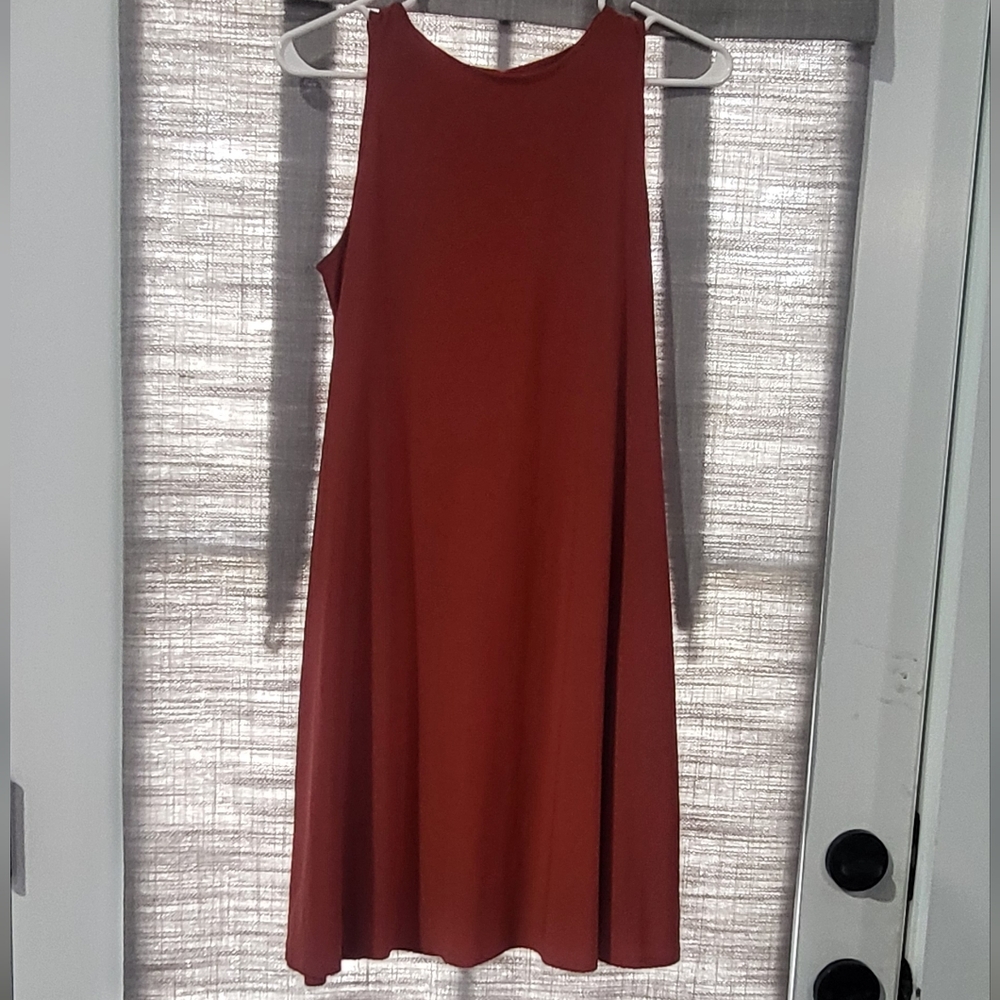 C Est 1946 orange rust dress  XS